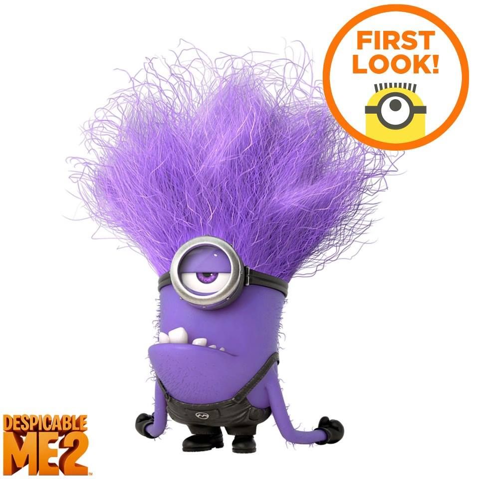 purple minion soft toy